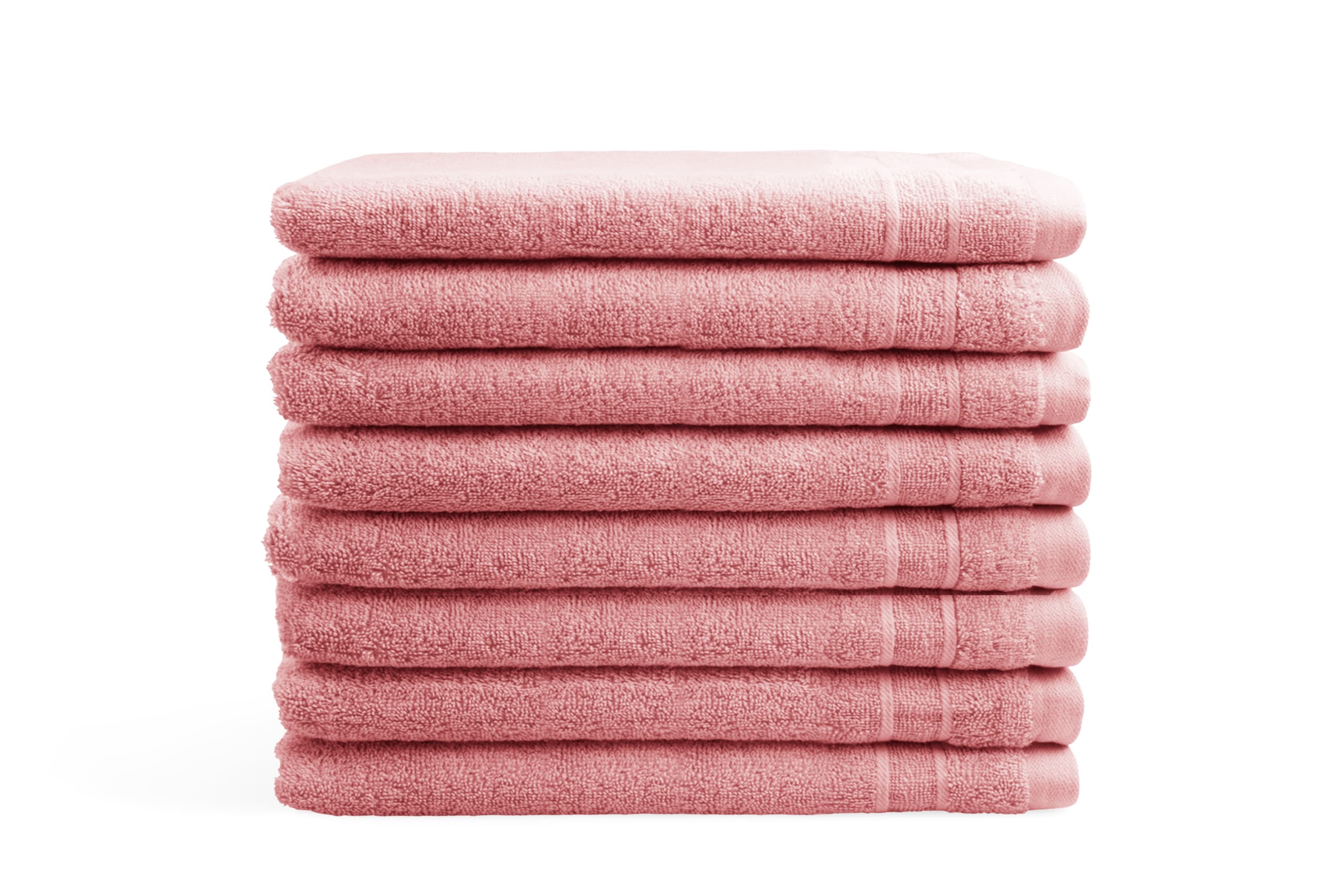 Washandjes DoubleLife Recycled Cotton Collectie – 8 stuks – 16×21 – powder pink