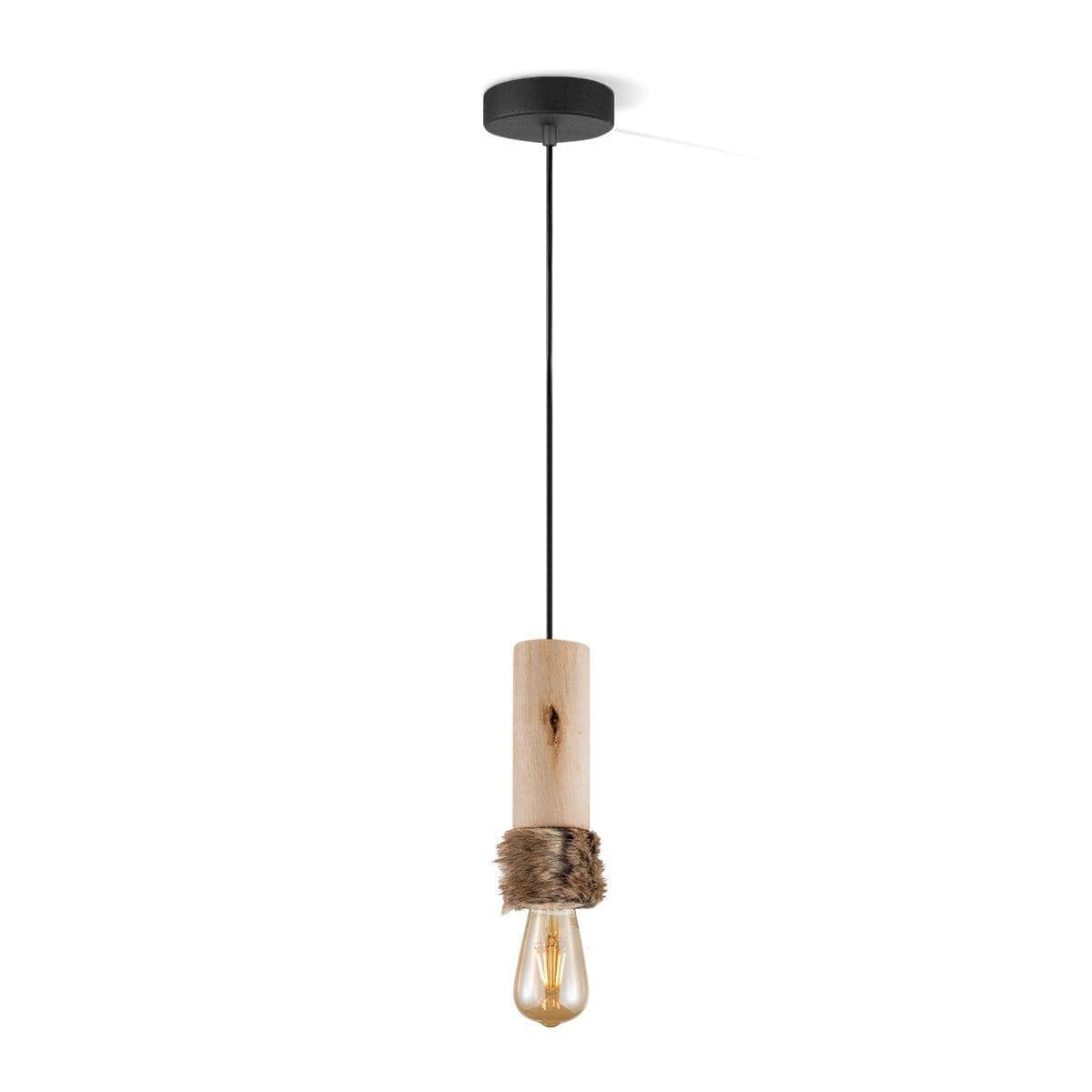Home sweet home hanglamp Furdy large - hout