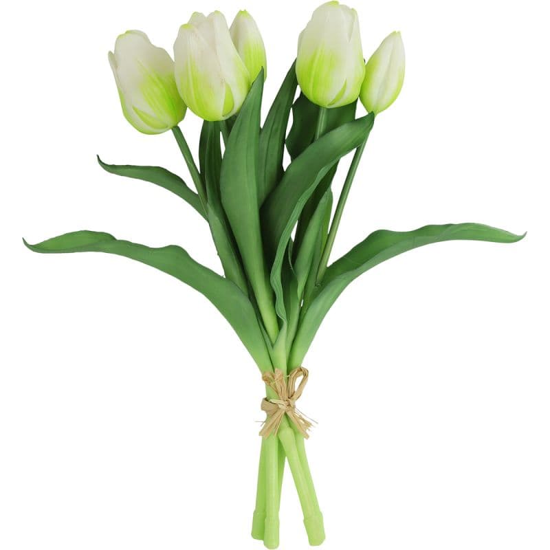 Kunstboeket Tulipa wit
