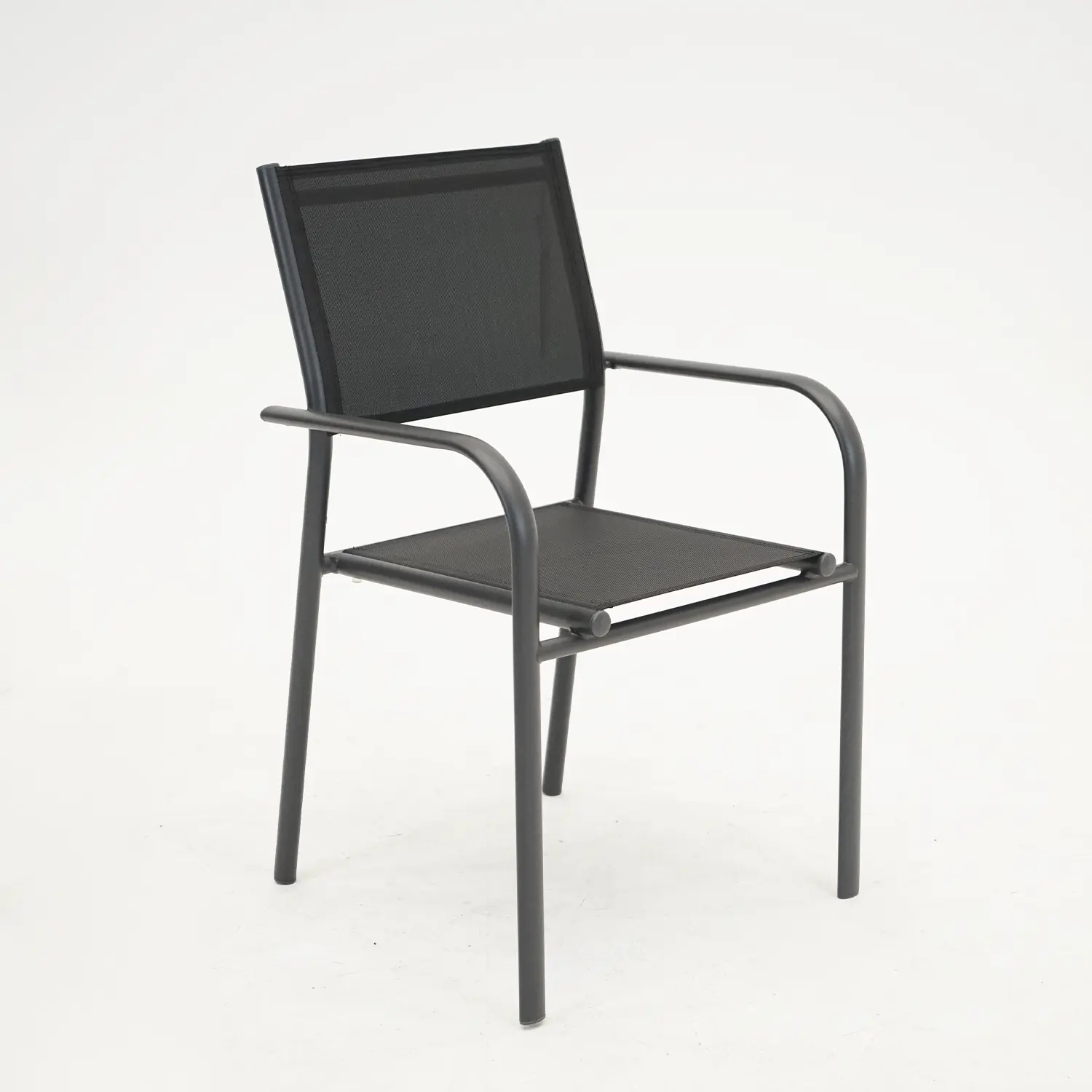 Duca stapelstoel dining zwart