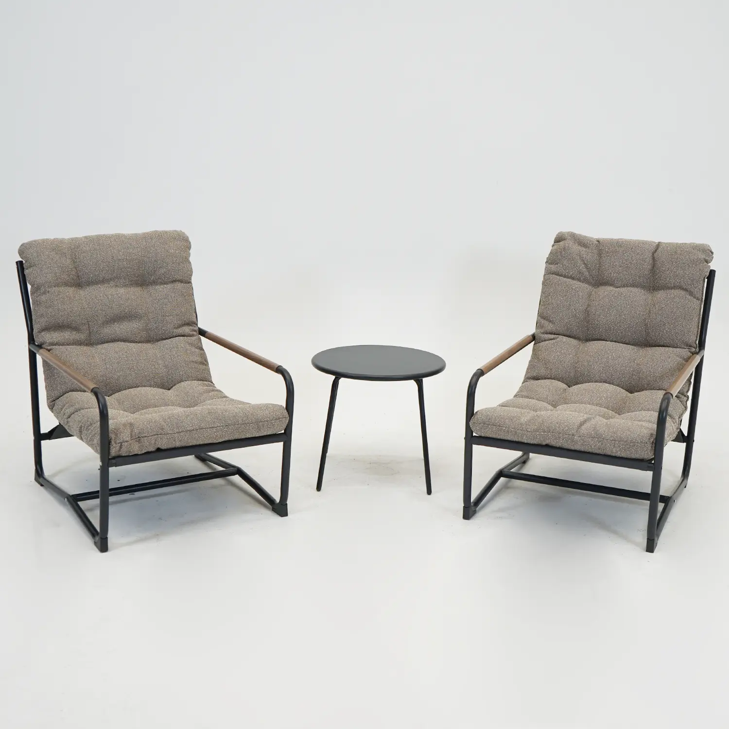Vita Como duo set loungestoelen met bijzettafel - comfort duo tuinset como